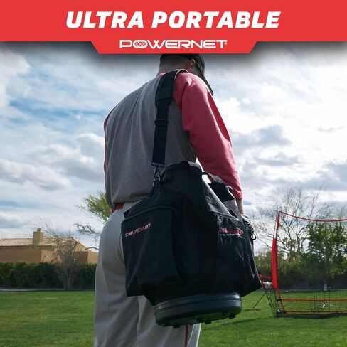 PowerNet Soft Bucket Ball Carry Bag | Great Baseball Gear and Softball Equipment Addition | Organizer for Coaches in Saudi Arabia