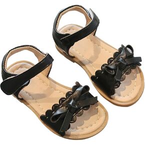 toddler girls sandal Solid Color Rubber Sole Alternate Vamp Metal Buckle Birthday Party School Sandbeach