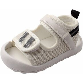 Infant Baby Toddler Girl Bump Toe Sandals Mesh Breathable Hook & Loop Walking Running Sport Water Shoes