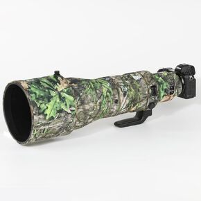 CHASING BIRDS Camouflage Waterproof Lens Coat for Nikon Z 600mm f/4 TC VR S Rainproof Lens Protective Cover (Classic Black, with 1.4X and 2.0X TC)