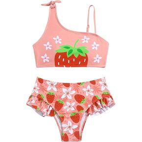 Toddler Infant Swimsuit Baby Girl Clothes Bathing Suit Floral Sleeveless Summer Swimwear Beach Girl Bathing Suits