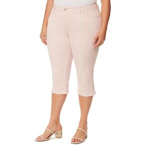 Gloria Vanderbilt Women's Amanda Capri Jean, Rosy Pink-Refined Plaid in Saudi Arabia