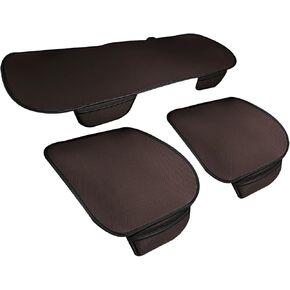 Car Seat Cushions for VW Golf Plus 2004-2014, Car Seat Cushions for Driving, Comfort Driver Cushion and Back Cushion,Grey- Full Set 7pcs