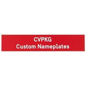 Custom Laser Engraved Pelican 1510 Nameplate (3-Text Lines, Black)