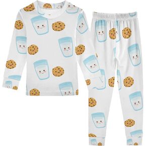 Pajama Sets Long Sleeve Top with Pants Cotton Soft Sleepwear 2 Piece Pjs Set