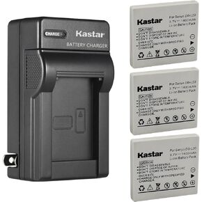 Kastar 4-Pack Battery and AC Wall Charger Replacement for Sanyo Xacti DMX-CA6, Xacti DMX-CA65, Xacti DMX-CA8, Xacti DMX-CA9, Xacti DMX-CG5, Xacti DMX-CG6 DMX-CG6-F DMX-CG6-L DMX-CG6-S DMX-CG6-P
