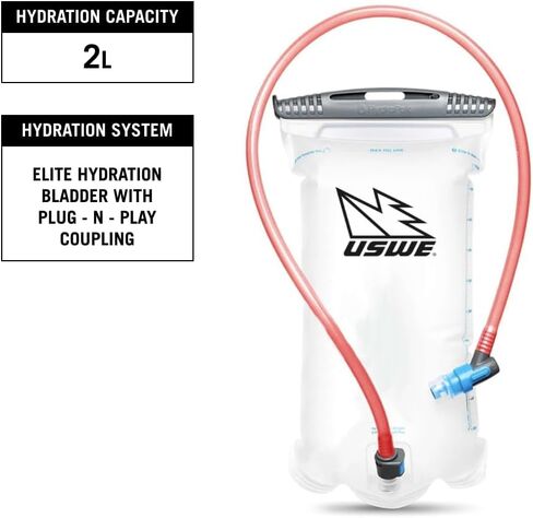 حقيبة ظهر للترطيب أوتلاندر برو من USWE مع مثانة ترطيب سعة 2.0 لتر/70 أونصة in Kuwait