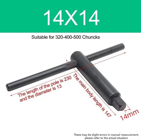 And Reliable Milling Lathe Chuck Square Key Wrench T Handle For Maximum Torque Sizes 8MM To 17MM Available(8 * 8) in Saudi Arabia