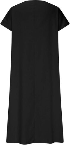 Frontaley و Linen v-neck Midi Dress Dress Dress Summer Dress Flowy Bohemian Style Frontaley Dresses Summer Summer in Saudi Arabia