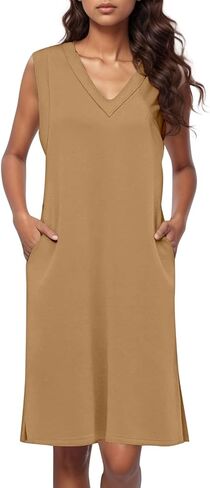 Women's Solid Color Short Sleeved V Neck Casual Jumpsuit Large Swing Short Skirt Summer Casual Skirt Women in Saudi Arabia