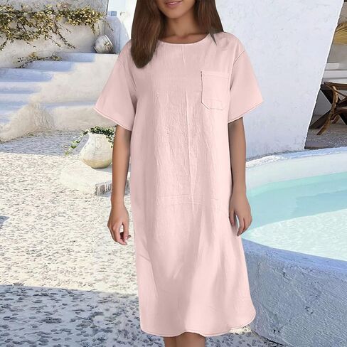 Women's New Casual Loose and Long Dress for Women Dressed Woman in Saudi Arabia