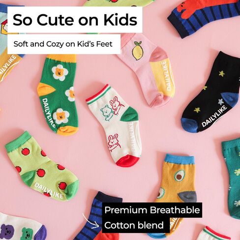 Baby Boys Girls Non Slip Grip Ankle Socks with Anti Skid Grippers for Infants Toddlers Kids 6 Pairs in Saudi Arabia