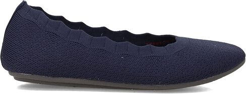 Skechers Women's Cleo 2.0-Love Spell Scalloped Knit Skimmer Flats with Air-Cooled Memory Foam Ballet in Kuwait