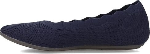Skechers Women's Cleo 2.0-Love Spell Scalloped Knit Skimmer Flats with Air-Cooled Memory Foam Ballet in Kuwait