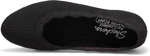 Skechers Cleo 2.0-Love Elove Splay Scalloped Skimmer Flats مع الباليه الرغوي للذاكرة المبردة بالهواء in Kuwait