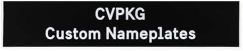 Custom Laser Engraved Pelican 1510 Nameplate (3-Text Lines, Black) in Kuwait
