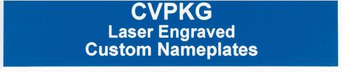 Custom Laser Engraved Pelican 1510 Nameplate (3-Text Lines, Black) in Kuwait