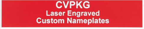 Custom Laser Engraved Pelican 1510 Nameplate (3-Text Lines, Black) in Kuwait
