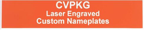 Custom Laser Engraved Pelican 1510 Nameplate (3-Text Lines, Black) in Kuwait