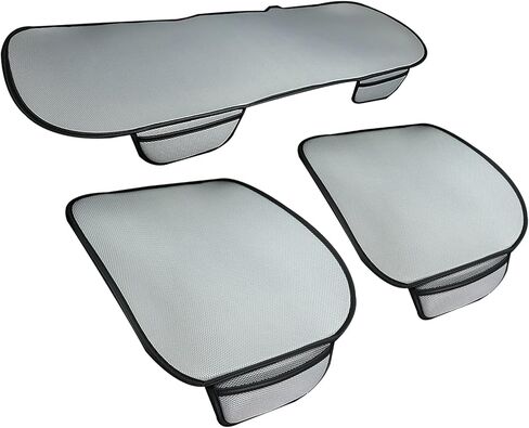 Car Seat Cushions for Toyota Verso 5seats 2011-2016, Car Seat Cushions for Driving, Comfort Driver Cushion and Back Cushion,Beige- Front + Back 3pcs in Saudi Arabia