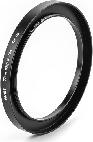 NiSi Cinema C5 System 82mm Adapter | Clamp-On C5 Matte Box to 82mm Thread Cameras | No Vignetting, Durable Aluminum Construction | Cinematography and Videography in Kuwait