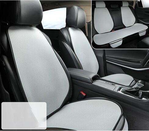 Car Seat Cushions for BYD S7, Car Seat Cushions for Driving, Comfort Driver Cushion and Back Cushion,Grey-Front seat*1 in Saudi Arabia