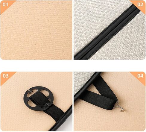 Car Seat Cushions for BYD S7, Car Seat Cushions for Driving, Comfort Driver Cushion and Back Cushion,Grey-Front seat*1 in Saudi Arabia