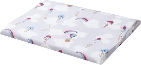 Toddler Pillow with Bamboo Viscose Pillowcase - Stars White, Medium (Silk) in Kuwait