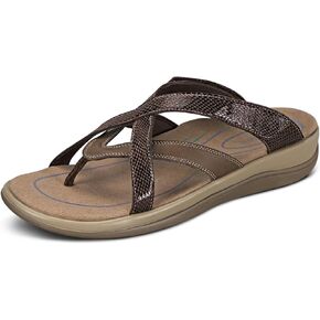 Orthofeet Women's Orthopedic Soft Microfiber Clio Sandals