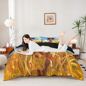Bull Skull Duvet Cover Set Toddler Size,Tie-dye Ink Roses Floral Arrow Bedding Set,Boys Girls Room Decor,Western Cowboy Exotic Tribal Bohemia Comforter Cover,White Quilt Cover,1 Pillowcase(No Filler)