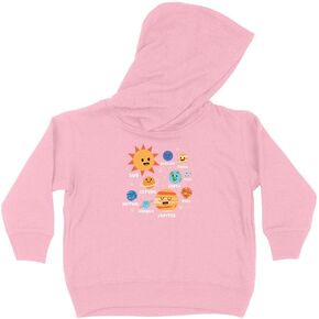 Cute Planet List Kids Hoodie Sweatshirt Toddler