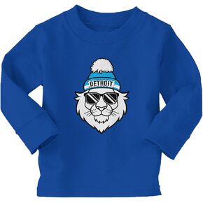 Haase Unlimited Lion with Beanie - Shades Detroit Infant/Toddler Cotton Jersey T-Shirt