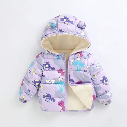Winter Coats for Toddler Kids Infants Baby Boys Girls Light Puffer Warm Thick Hooded Down Jacket Baby in Kuwait