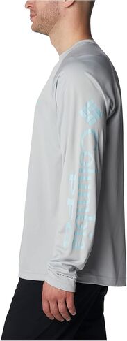 Columbia Men's Terminal Tackle Long Sleeve Shirt, Circuit/Key West Logo, Small in Saudi Arabia