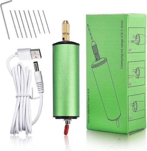 Mini Electric Drill Set Equipment Diy epoxy resin repoxy make Making Tool Tool Tool for Bead Wood Resin Craft Plishing Prinching for Beginnners DIY (A) in Kuwait