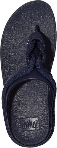 صندل FitFlop Fino مصنوع من الجلد ومزين بكريستال in Saudi Arabia