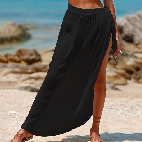 Cover Up Skirt Open Front Swimsuit Wrap Cover Ups Summer Beach Skirts with Slit for Women Beach Skirt Cover up in Saudi Arabia