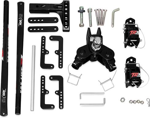 Camco Eaz-Lift TR3 800lb Weight Distribution Hitch Kit | Features 1,000lb Max Tongue Weight Rating, Pre-Installed 2-5/16-inch Hitch Ball, and Adjustable Sway Control | (48904) in Saudi Arabia
