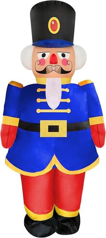 NiSotieb زي عيد الميلاد القابل للنفخ لتزيين عيد الميلاد للبالغين للبالغين/حفلة عيد الميلاد/الموكب in Kuwait