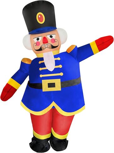 NiSotieb زي عيد الميلاد القابل للنفخ لتزيين عيد الميلاد للبالغين للبالغين/حفلة عيد الميلاد/الموكب in Kuwait