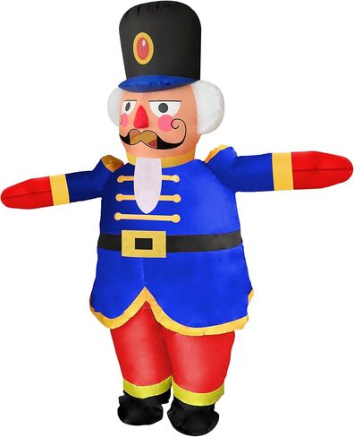 NiSotieb زي عيد الميلاد القابل للنفخ لتزيين عيد الميلاد للبالغين للبالغين/حفلة عيد الميلاد/الموكب in Kuwait