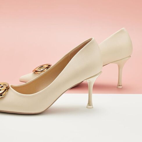 C.Paravano كعب مدبب عند الأصابع ومقدمة مغلقة للنساء، كعب منخفض للمناسبات الرسمية، حذاء جلدي للنساء، كعب نسائي أنيق، مريح in Kuwait