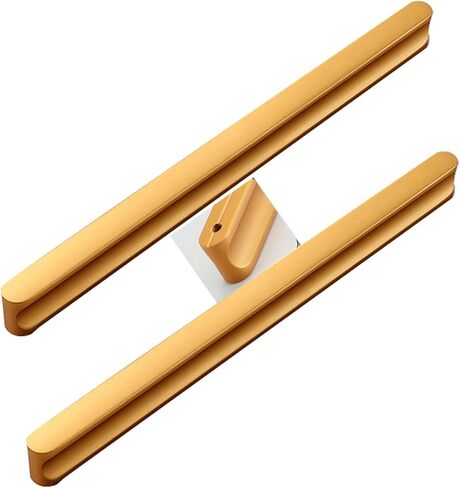 Wardrobe Door Handles,2pcs Drawer Handles Aluminum Alloy Furniture Handle,Cupboard knockers Bedroom Knob Knobber for Dresser(Rose Gold,Hole Distance 192mm) in Saudi Arabia