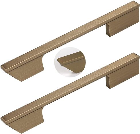 Wardrobe Door Handles,Drawer Handles Aluminum Alloy Bronze Furniture Handle,Cupboard knockers Bedroom Knob Knobber for Dresser,2pcs(Hole Distance 192mm) in Saudi Arabia