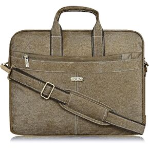 Leather Messenger Shoulder Bag Travel Crossbody Purse Briefcase Business Bag for 12Inch Laptop