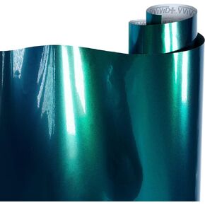 VViViD+ Gloss Goblin Blue Premium Vinyl Wrap Film (1ft x 5ft)