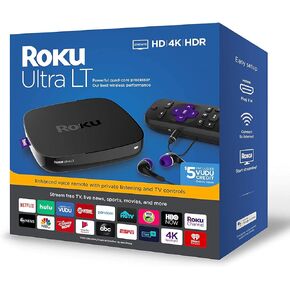 Roku Ultra LT Streaming Media Player 2019 (Renewed)