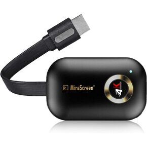 Wireless Display Dongle Adapter, 5GHz+2.4GHz WiFi Portable Display Receiver 1080P HDMI Screen Mirroring Compatible with Miracast/Airplay/Android/iOS/iPhone/iPad/Mac/PC/TV/Monitor in Saudi Arabia