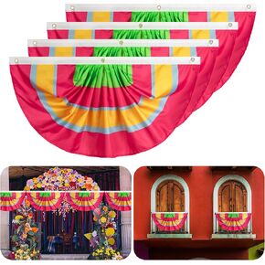 EBaokuup 1.5 × 3 قدم علم مروحة Juneteenth Bunting - قطعتان راية علم Juneteenth Bunting راية علم الرايات الأفريقية الأمريكية المطوية ليوم 19 يونيو، يوم الاستقلال التذكاري للحرية، ديكورات داخلية وخارجية (Juneteenth-2pcs)