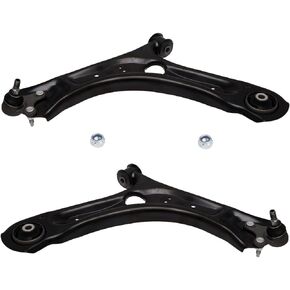 2Pc Suspension Front Lower Control Arm and Ball Joint Assembly Compatible With 2012-2019 Volks-wagen Beetle Passat (Replace # 522-837 522-838 561407151A 561407152A)